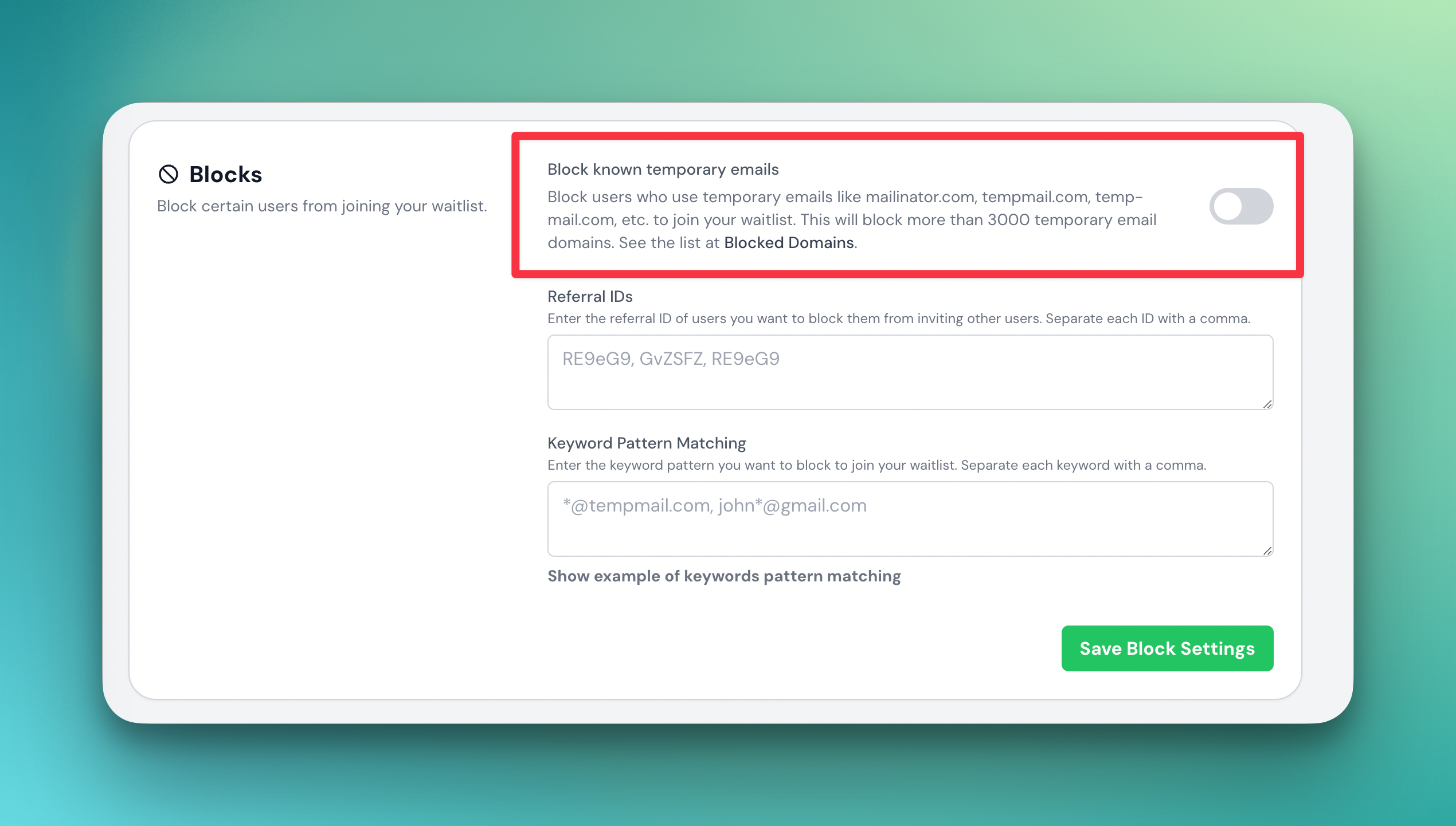 Spam Protection LaunchList spam-protection-launchlist