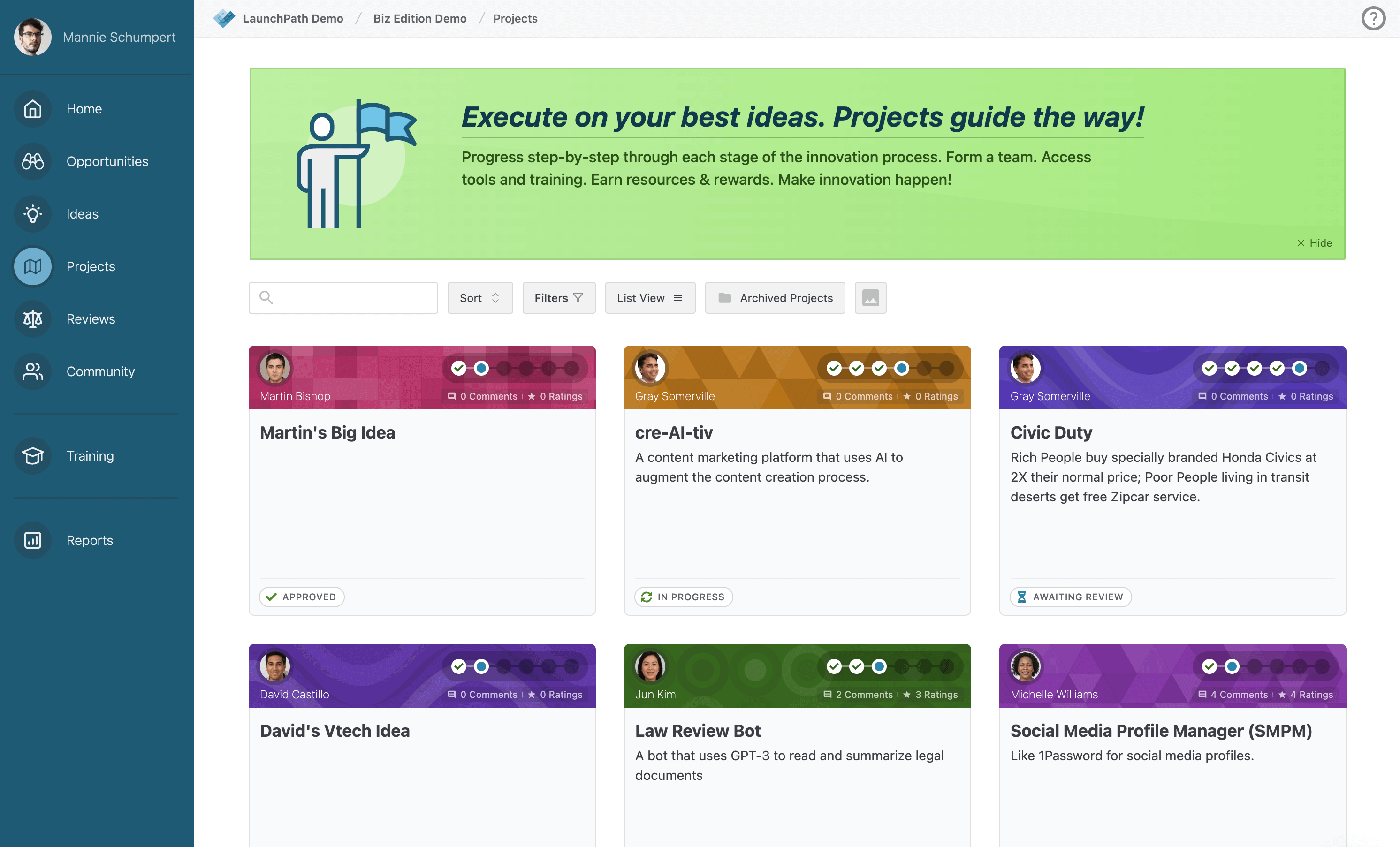 Projects Grid