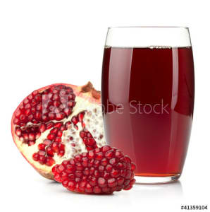 pomegranate juice with