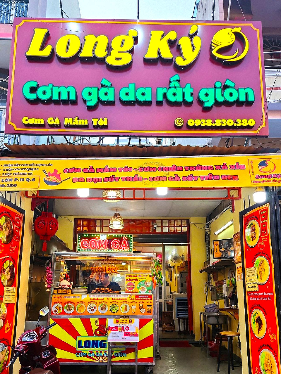 Thi công bảng hiệu alu chữ nổi mica phát sáng mặt