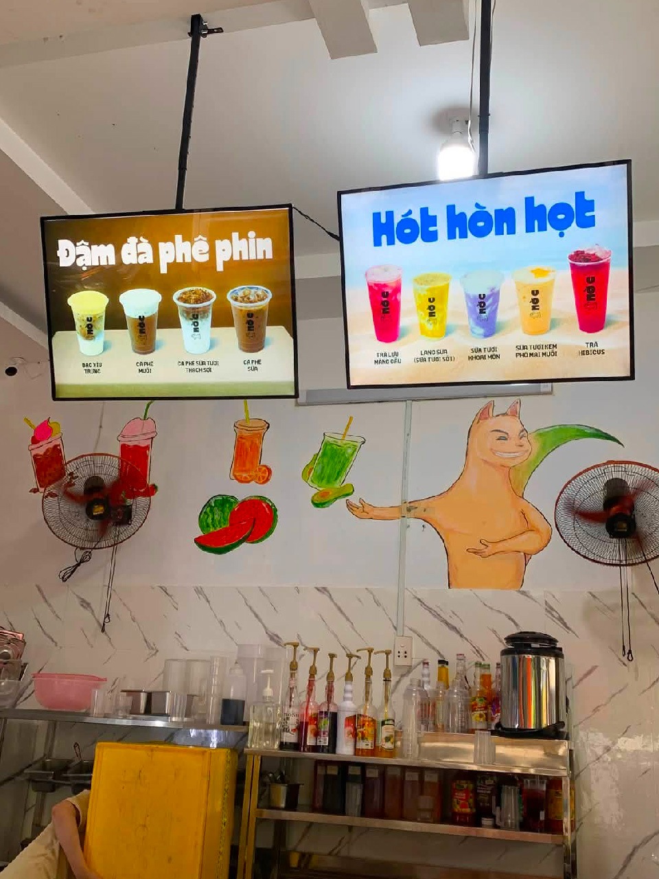 Bảng menu LED thả trần giới thiệu bảng giá
