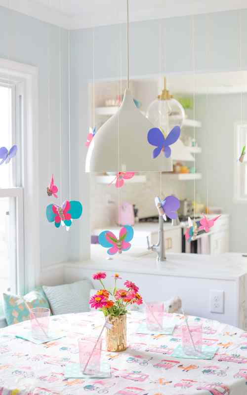 DIY butterfly decor