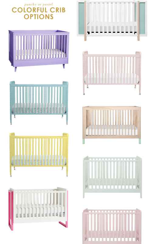 colorful crib options