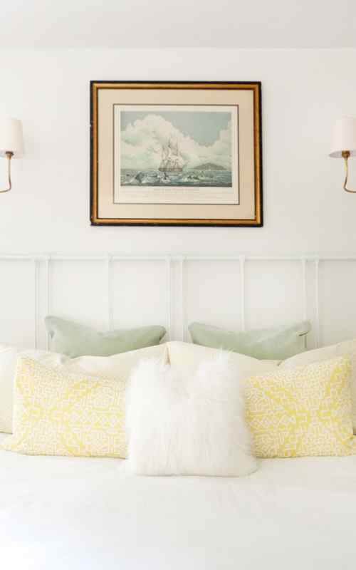 DIY extra long lumbar pillow