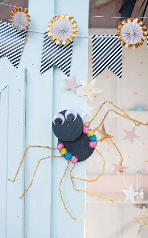 DIY cute halloween bats and spiders