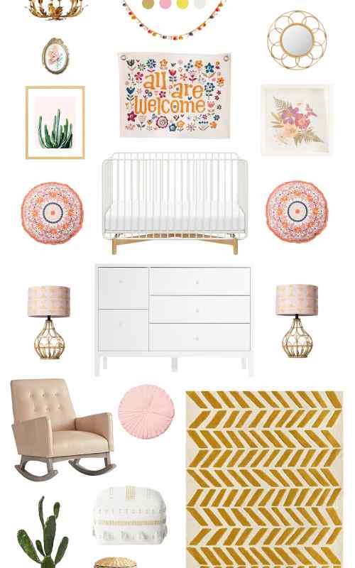 Vintage Floral Baby Room Ideas