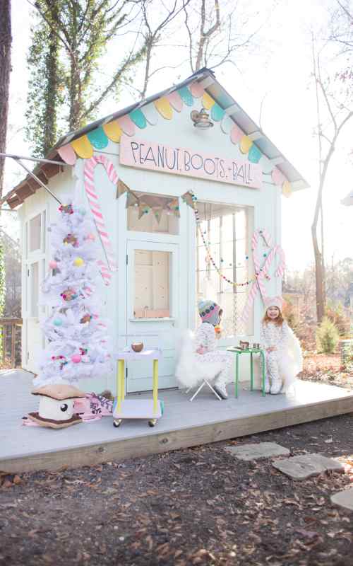 a gingerbread playhouse