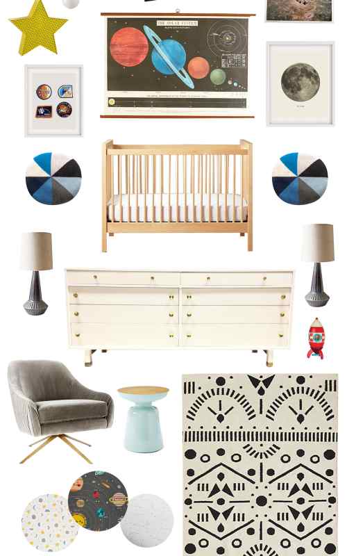 space baby room ideas