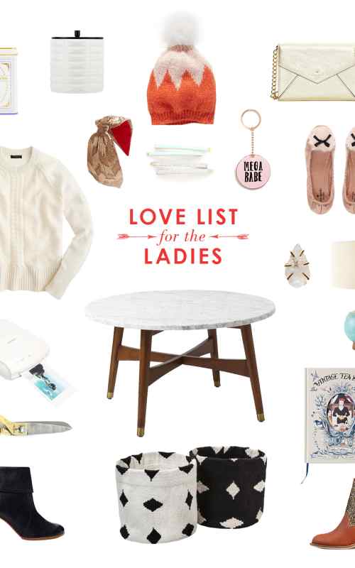 love list for the ladies