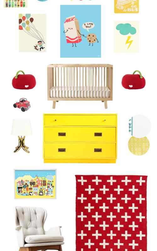 primary colors in the nursery