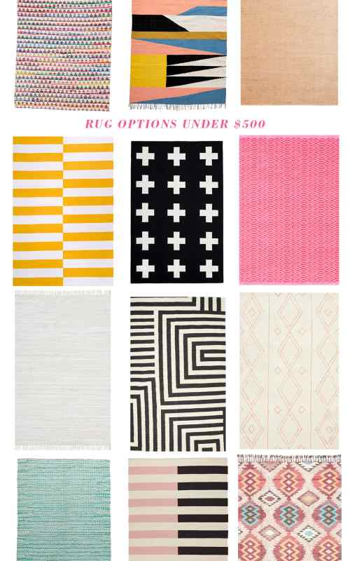 baby room rug options under $500