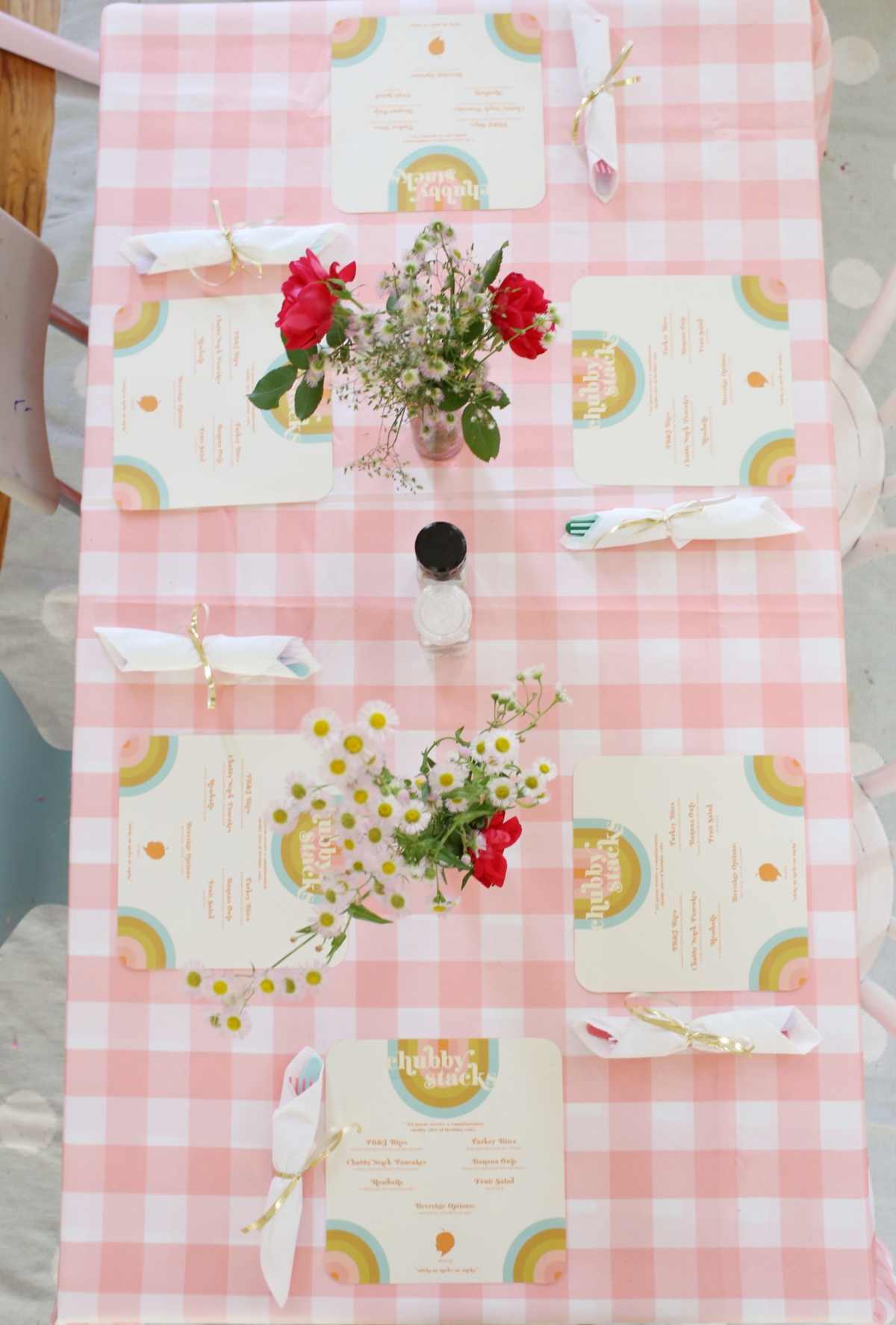 Restaurant Themed Rainbow First Birthday Party