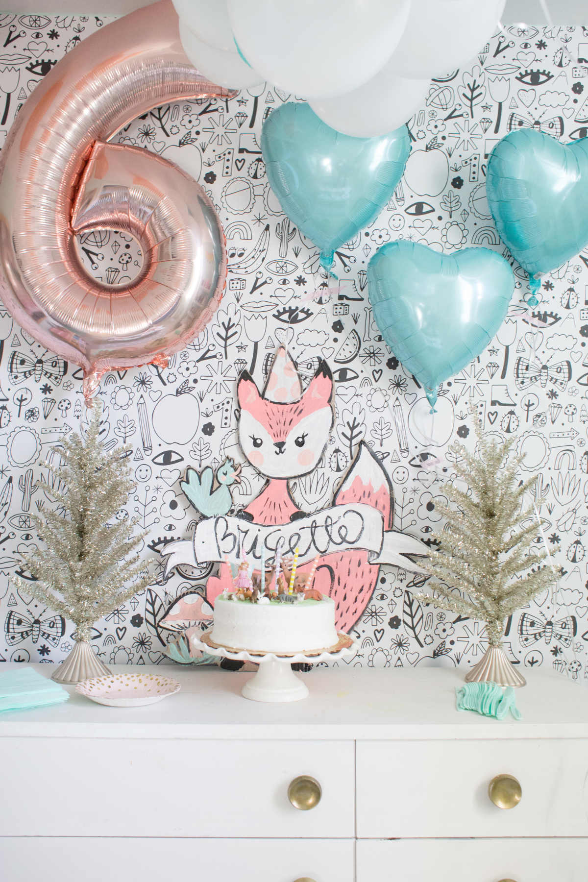 simple fox or woodland party ideas for kids