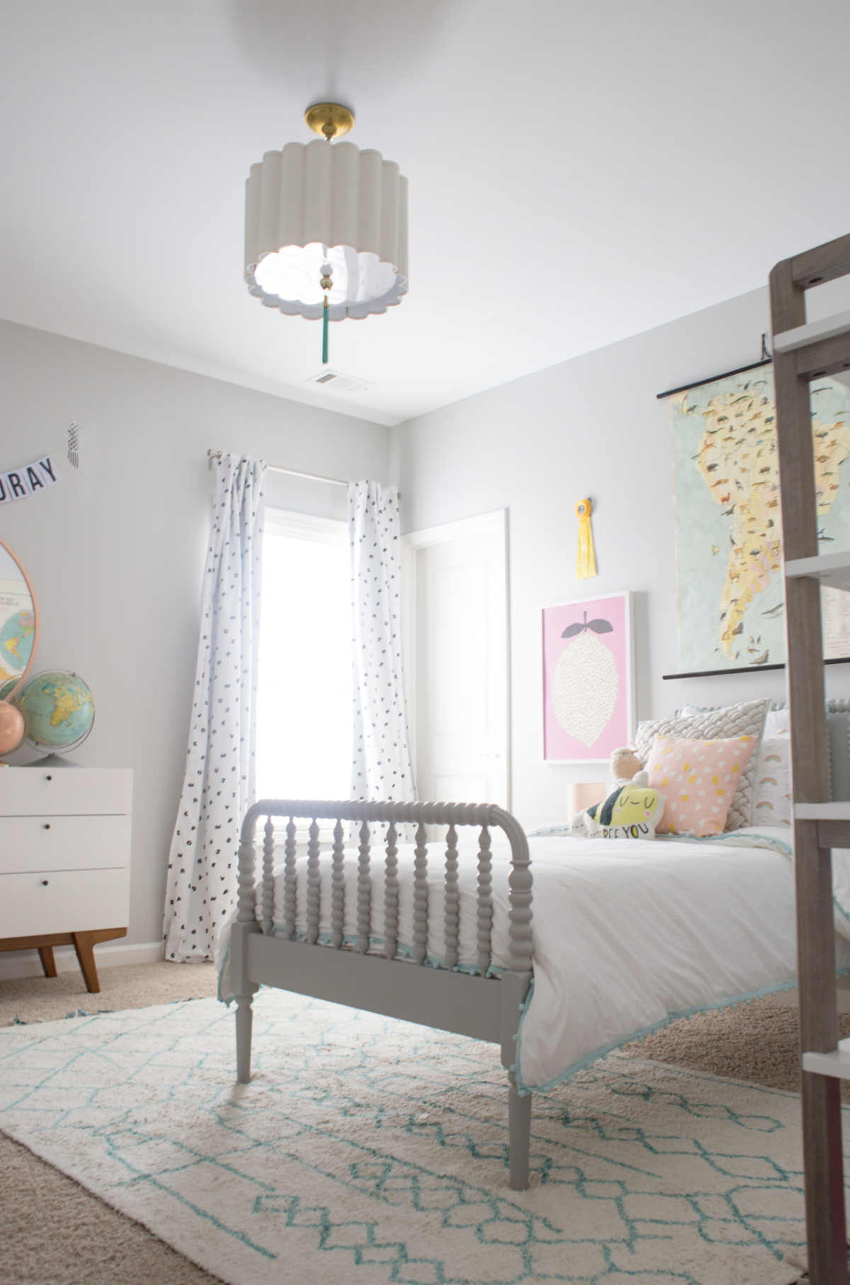 travel inspired big girl room travel inspired big girl room