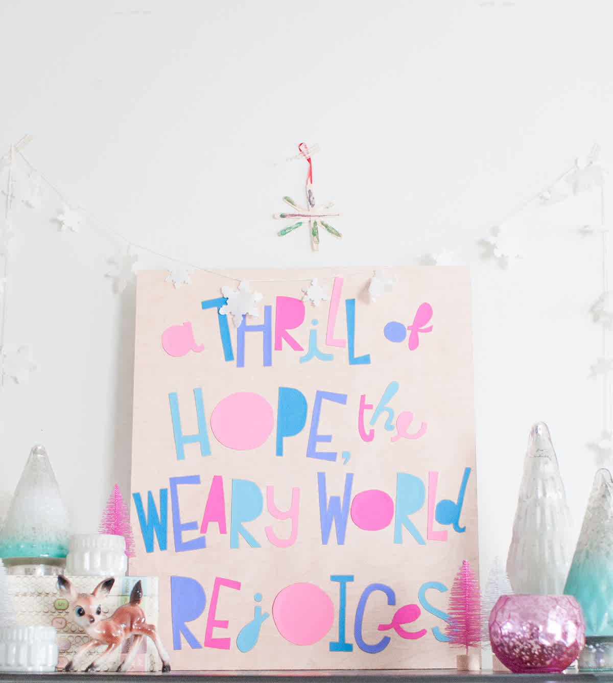 DIY Christmas Carol Decor