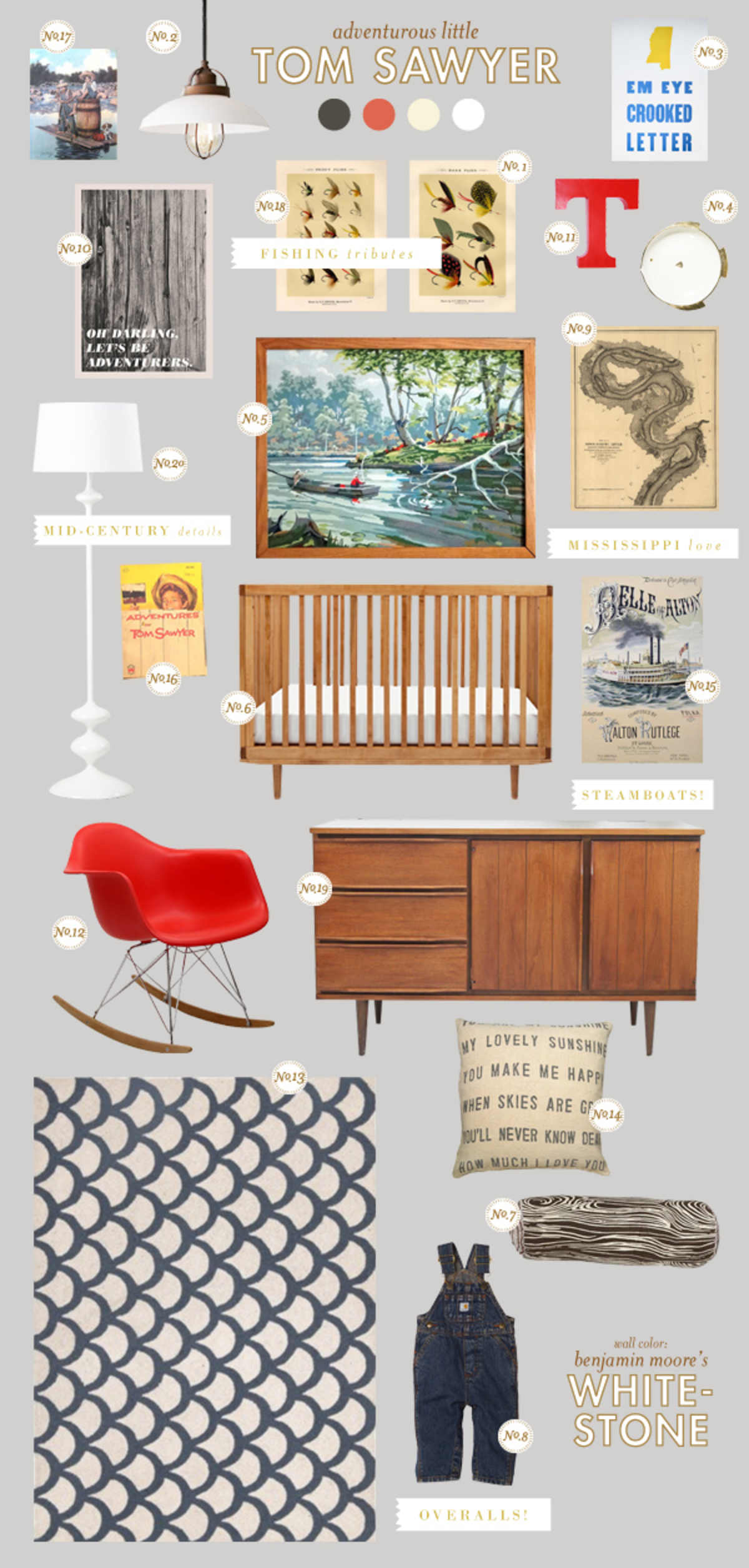 tom sawyer baby room ideas