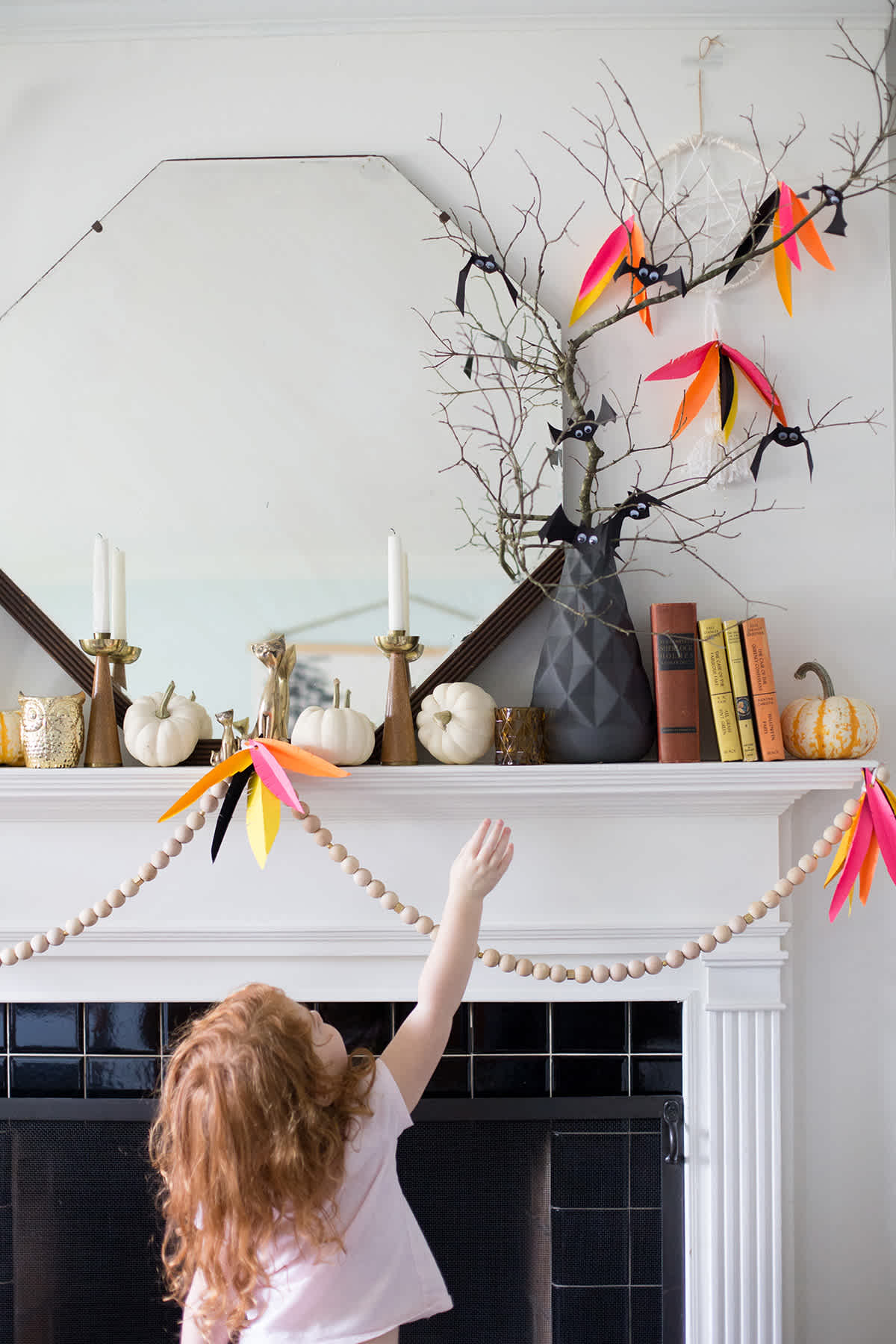 easy fall mantel ideas