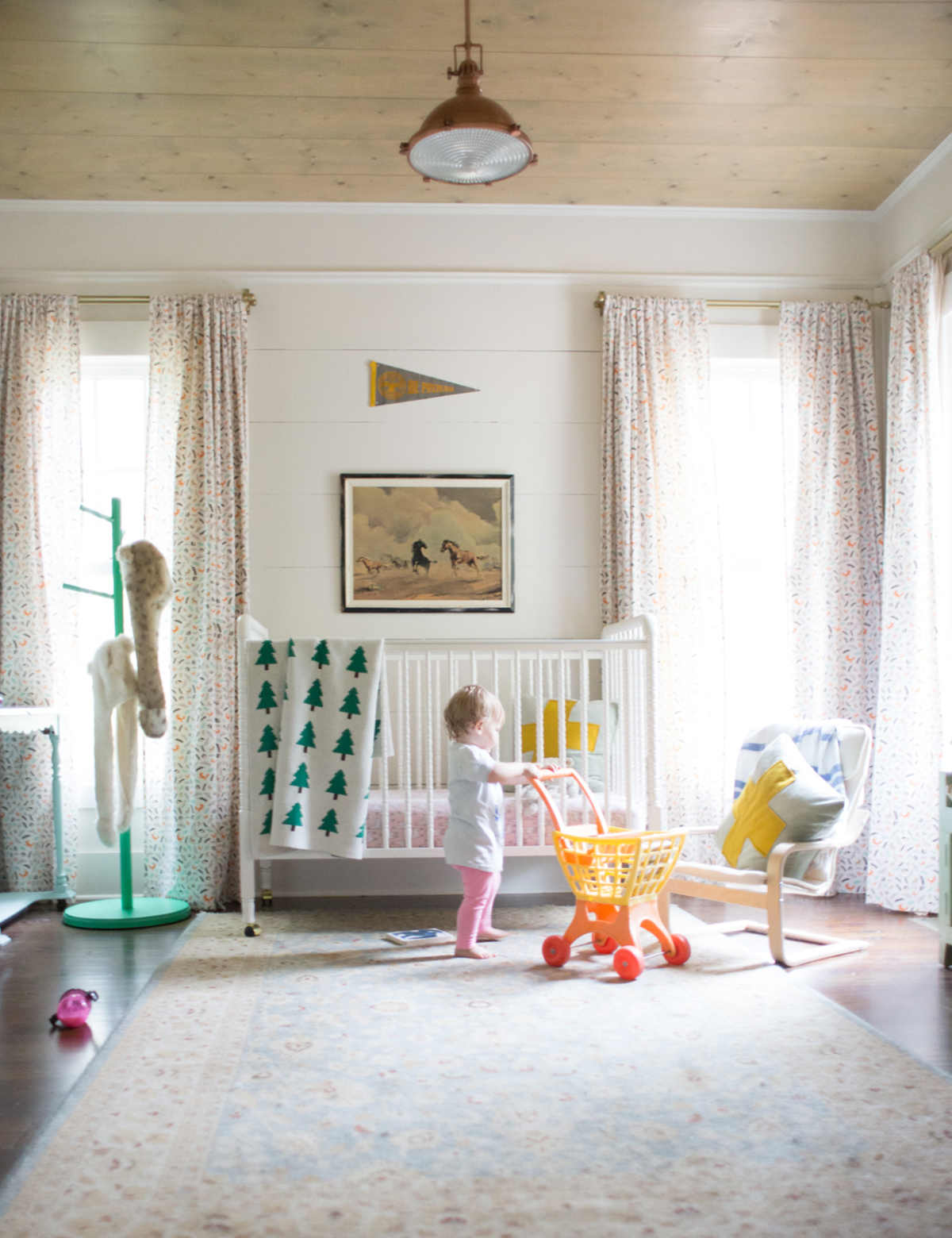 DIY Paint Dropcloth Curtains - Lay Baby Lay