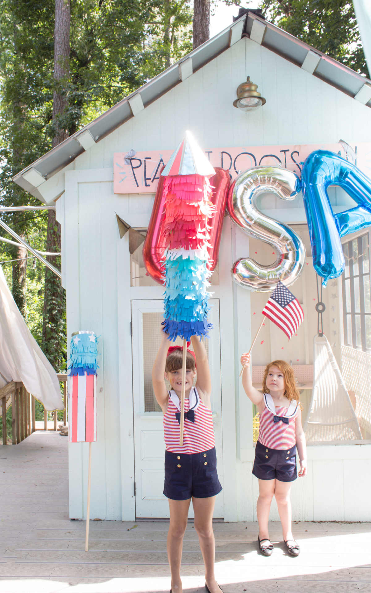 DIY fourth of july decor