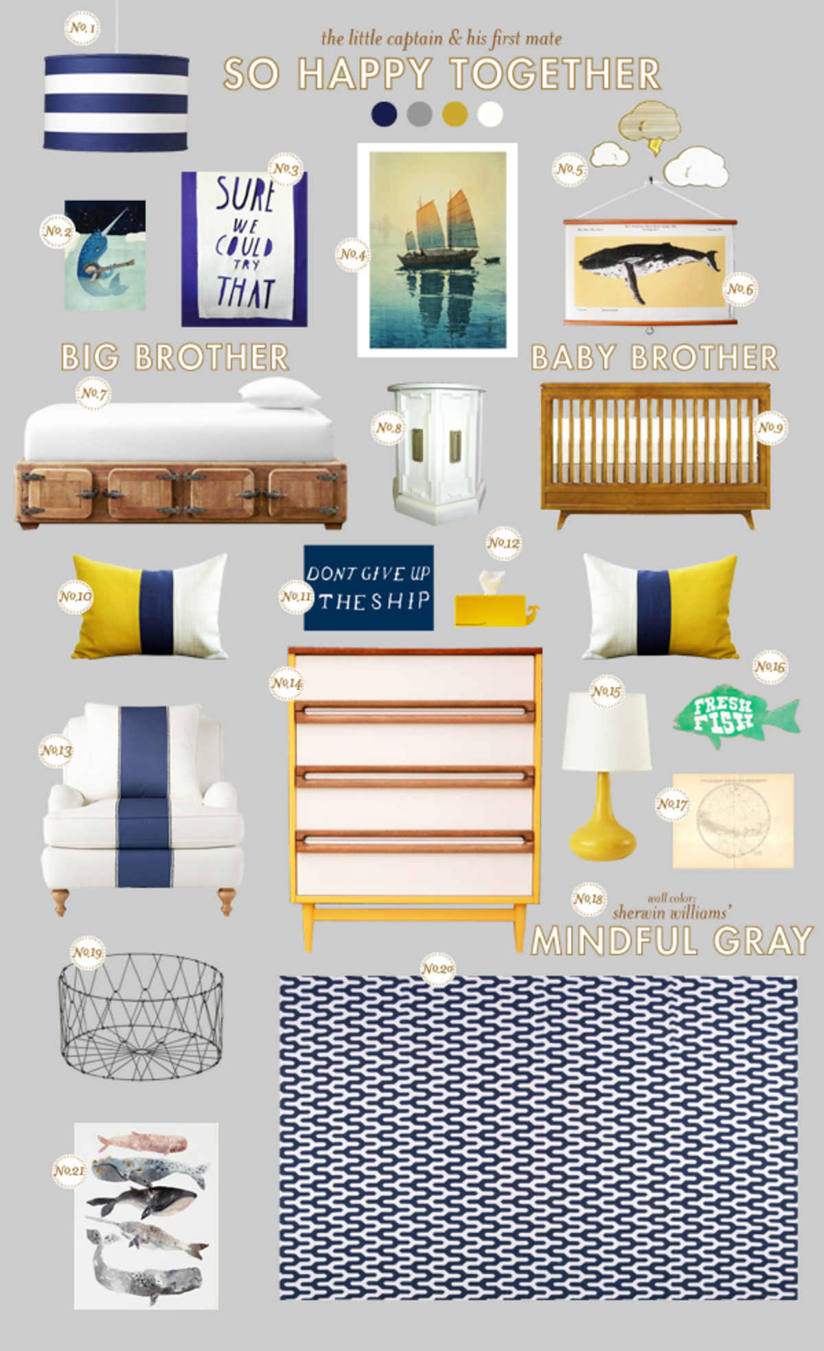 nautical nursery baby room ideas