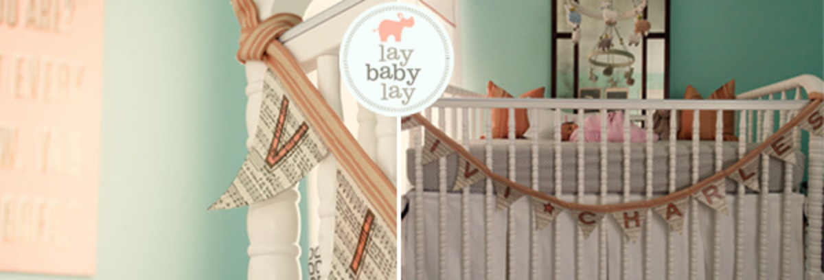 Baby Nursery Inspiration; nursery bunting