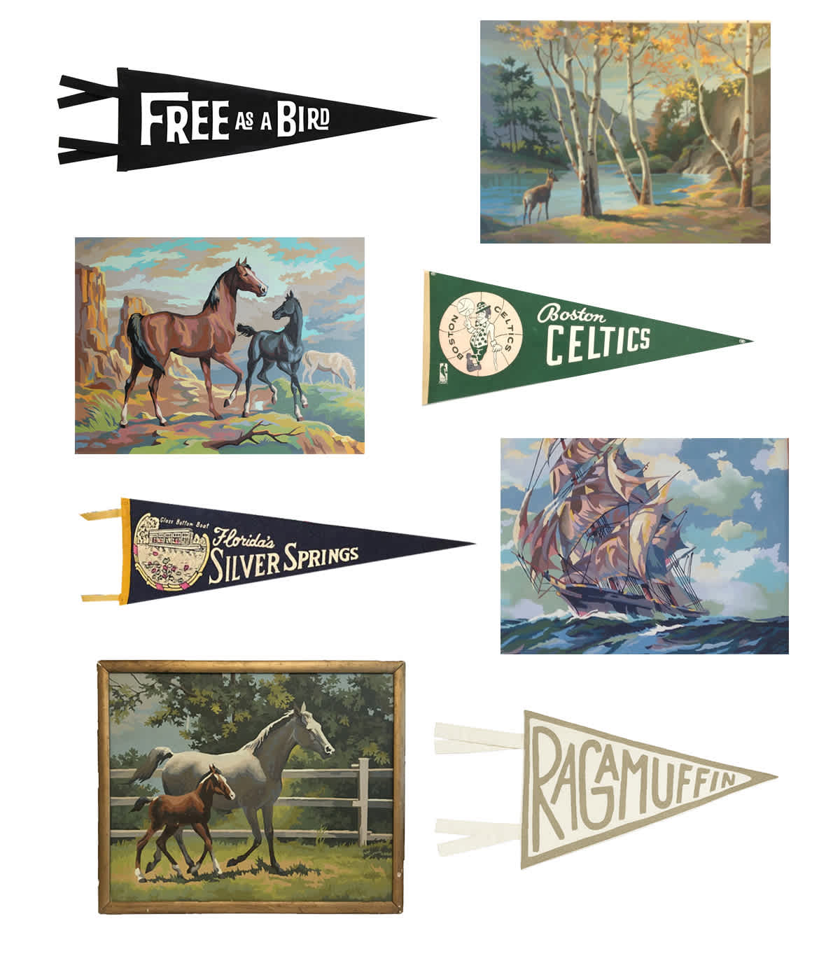 paint by numbers and pennants