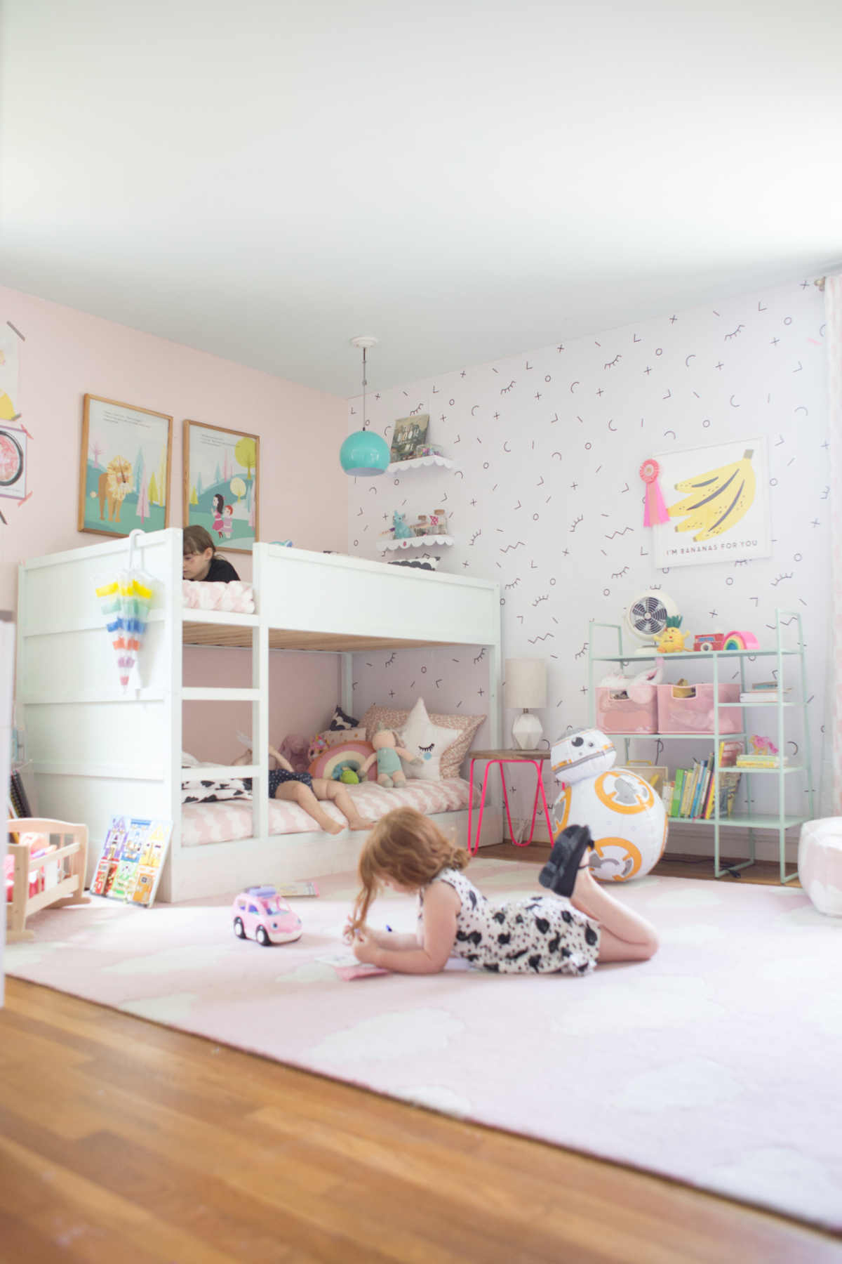 shared room with bunk beds