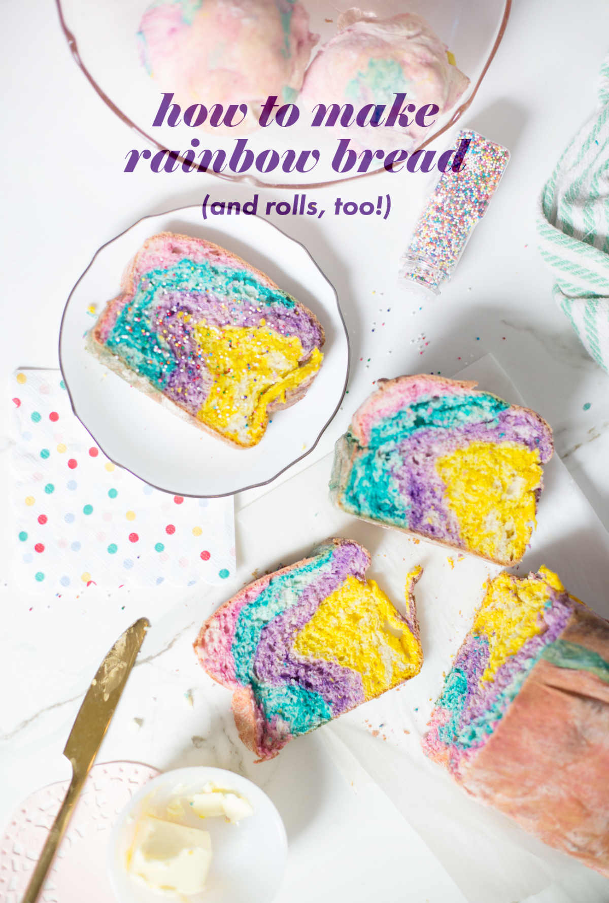 how to make rainbow bread how to make rainbow bread