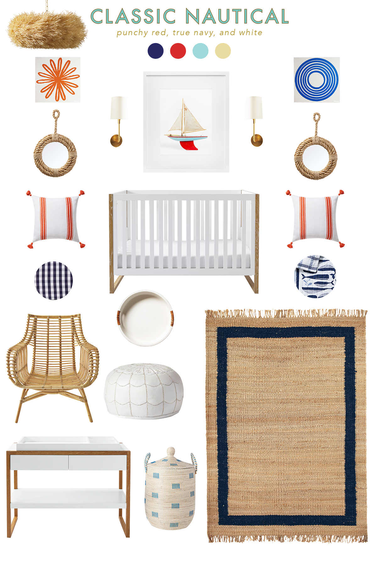 nautical baby nursery inspiration