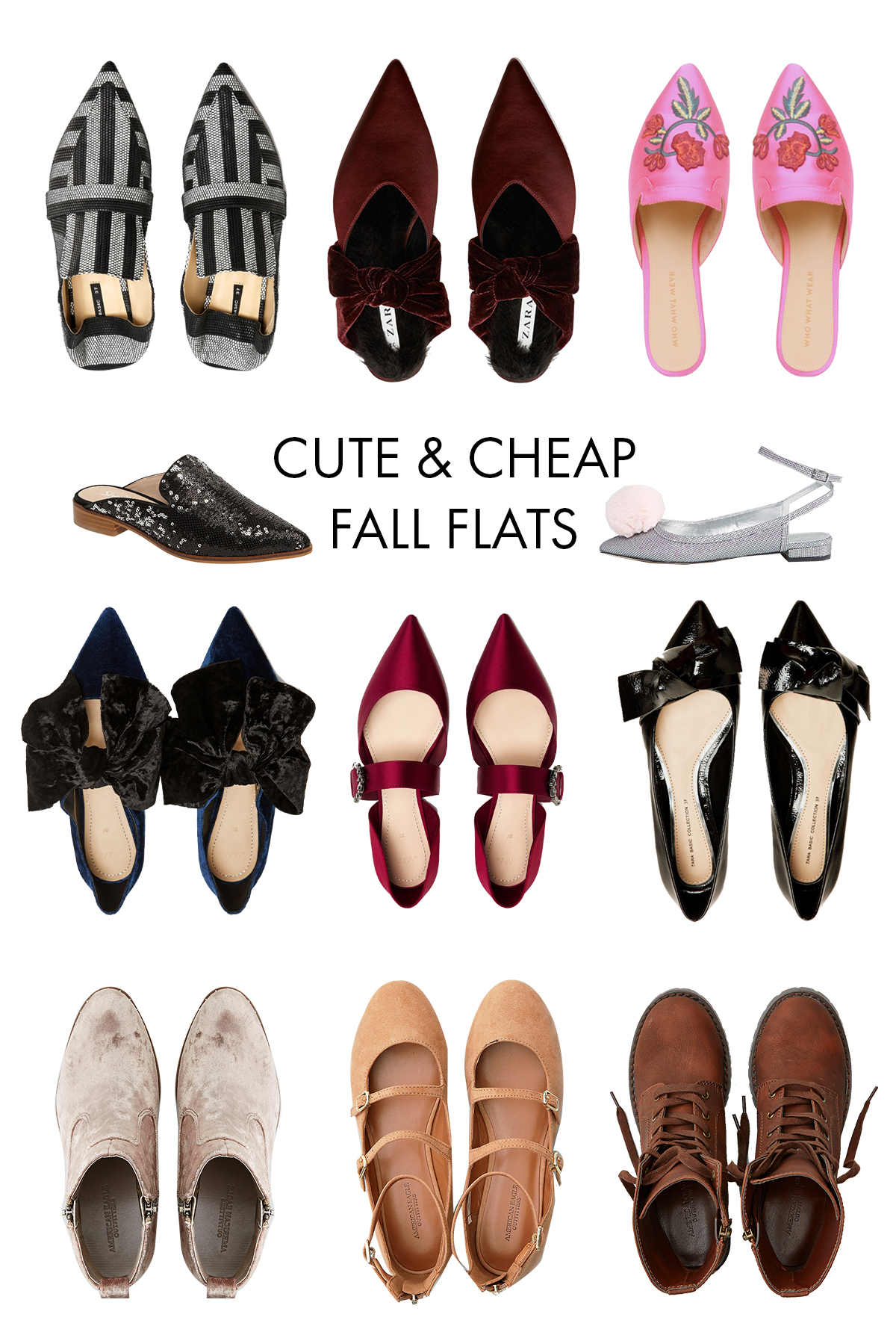 cute and inexpensive fall shoes