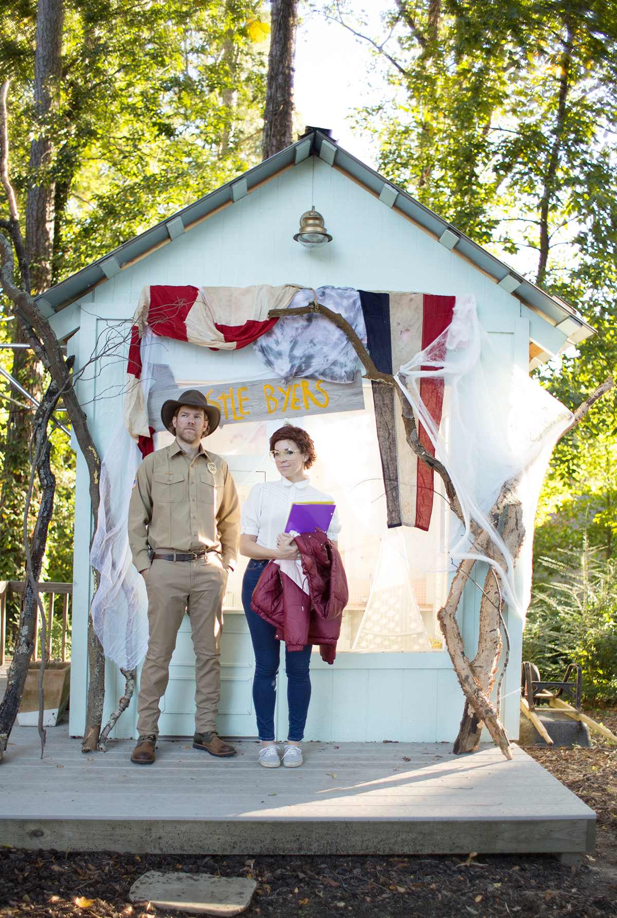 stranger things hopper and barb costumes party decor