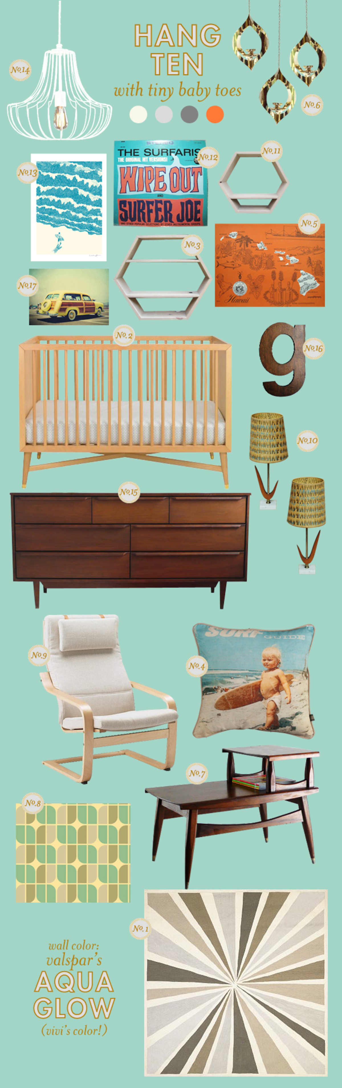 surfer boy nursery ideas