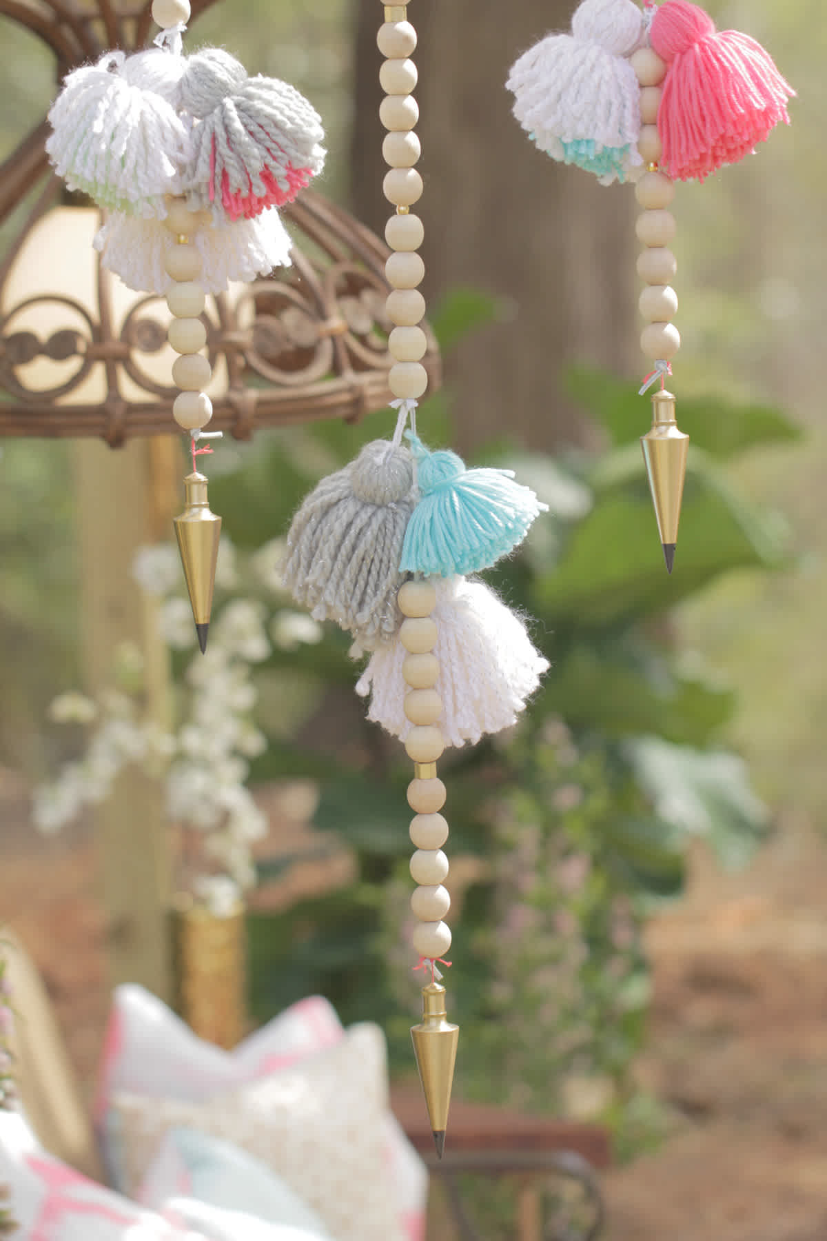 DIY Tassel Wall Hanging Lay Baby Lay