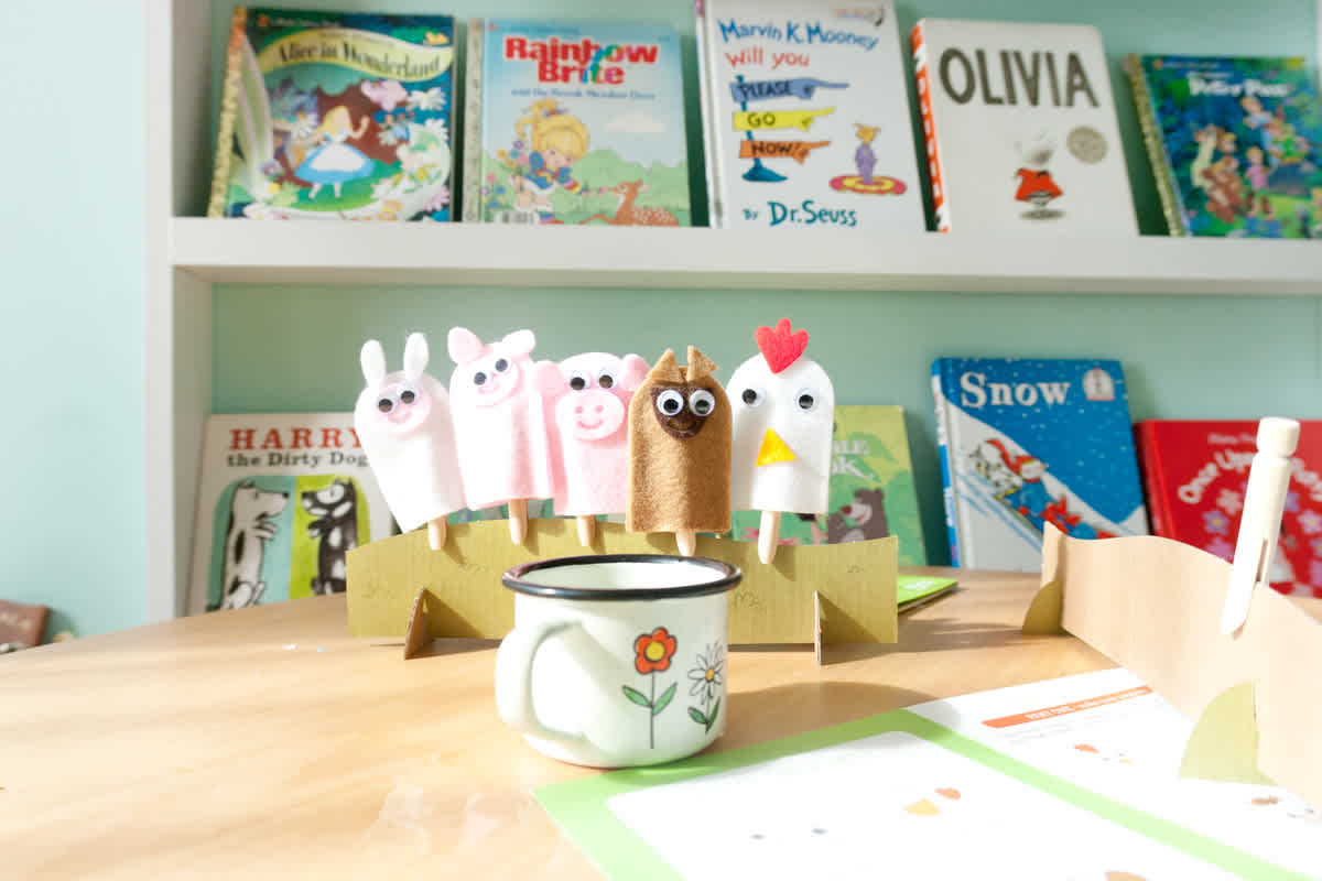 kiwi crate finger puppets