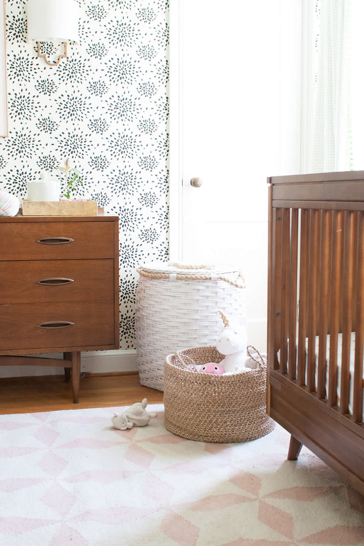 bright and white nursery