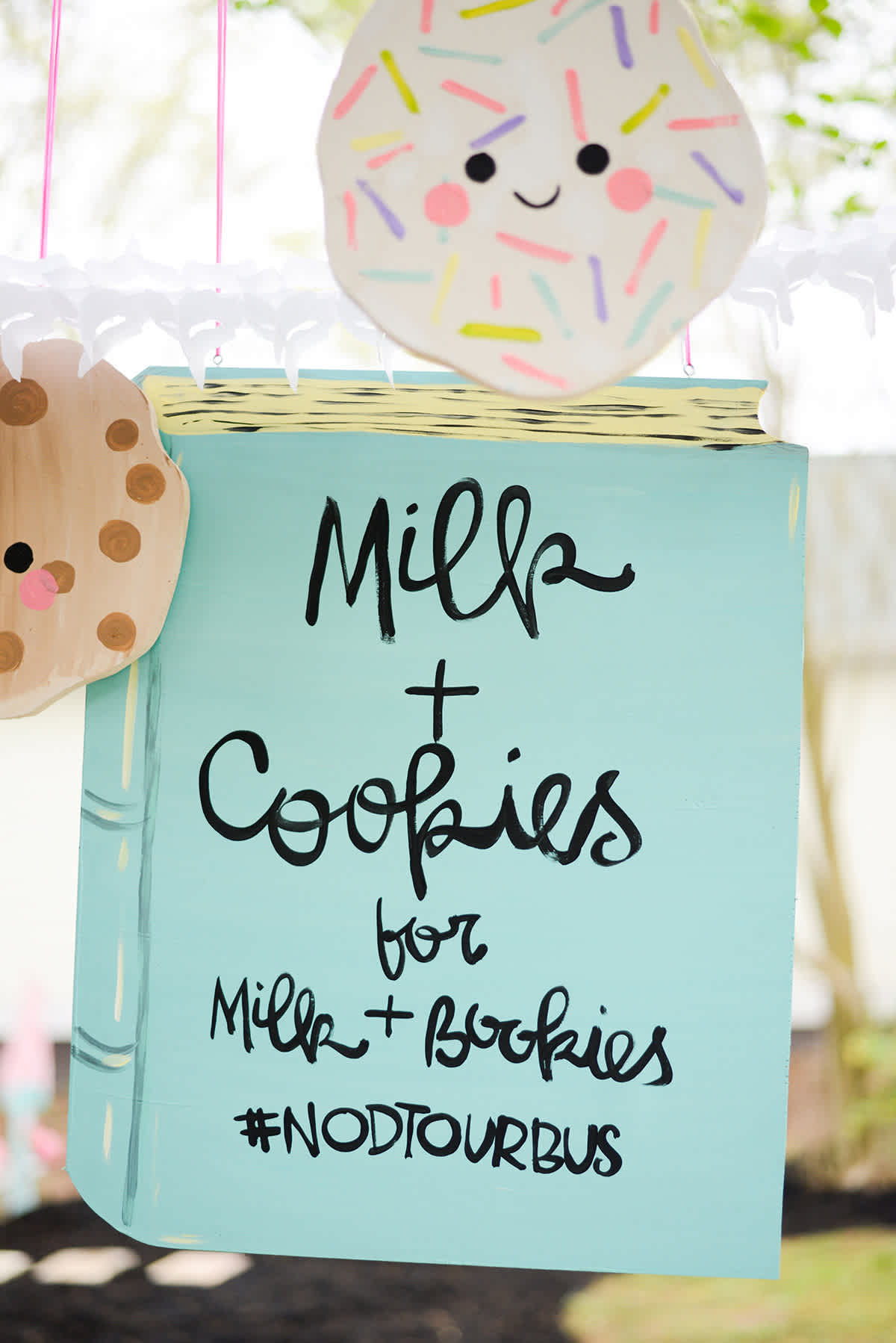 land of nod tour bus milk and cookies party ideas