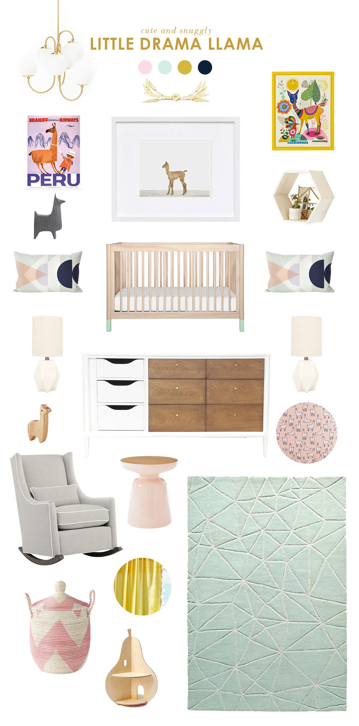 llama baby nursery inspiration