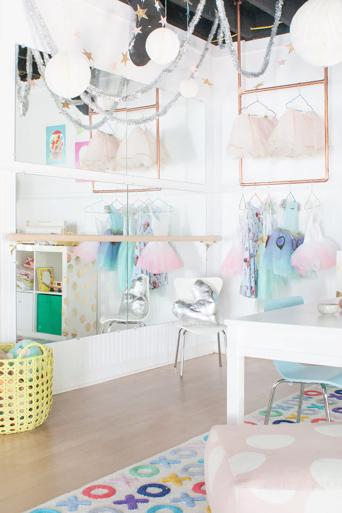 how to make a playroom ballet studio