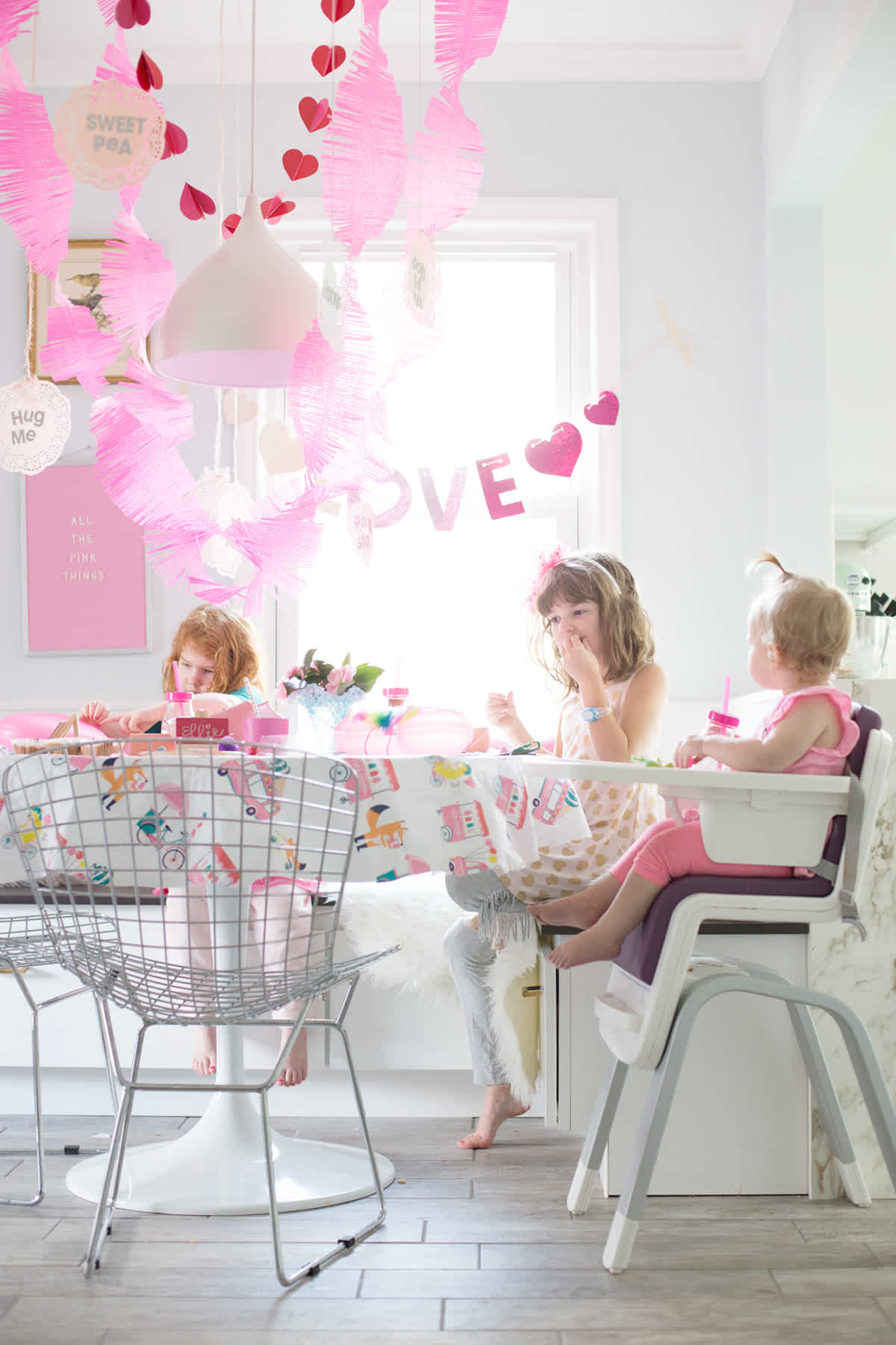 valentine making party for kids