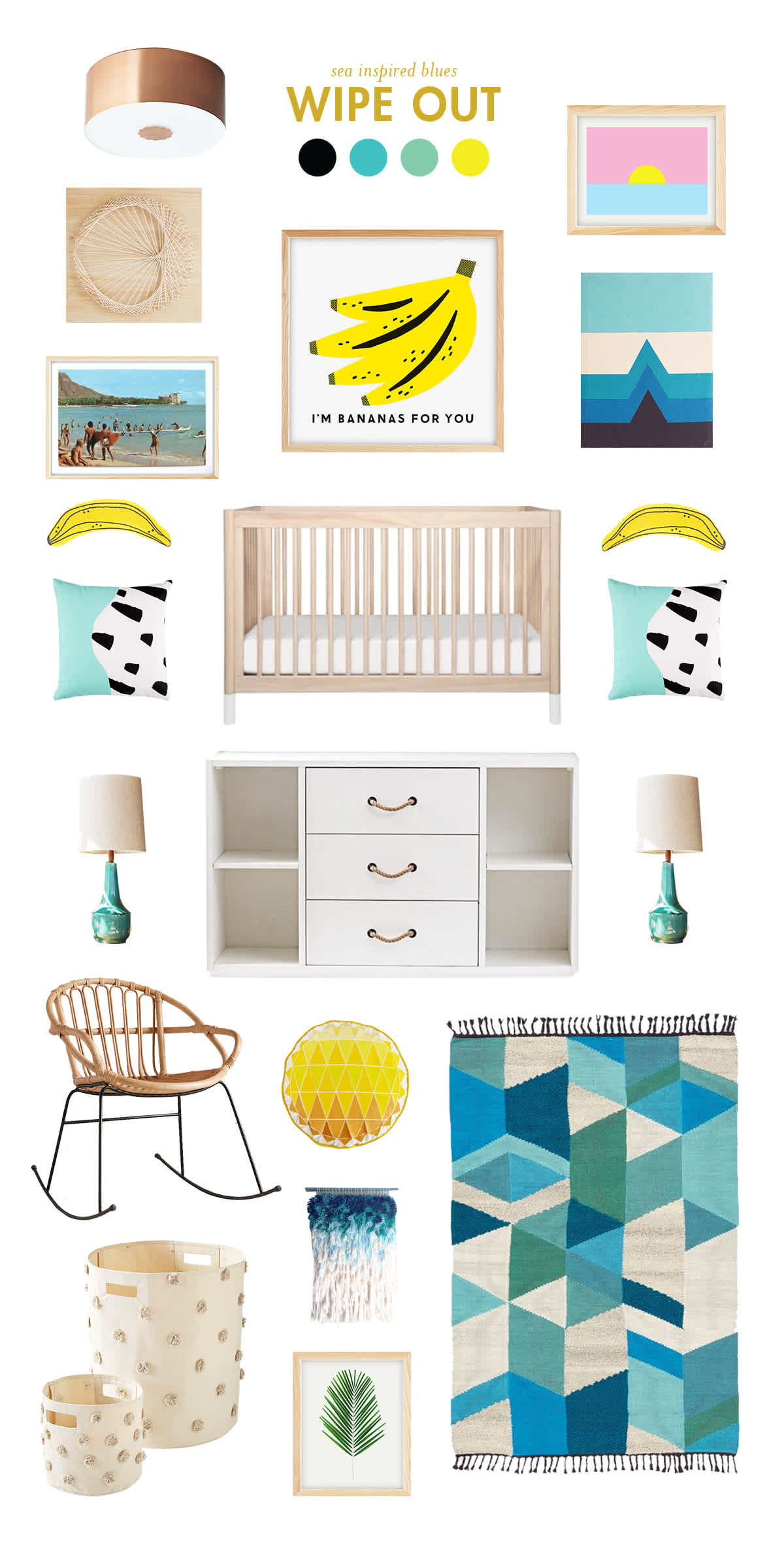 surfing baby nursery inspiration