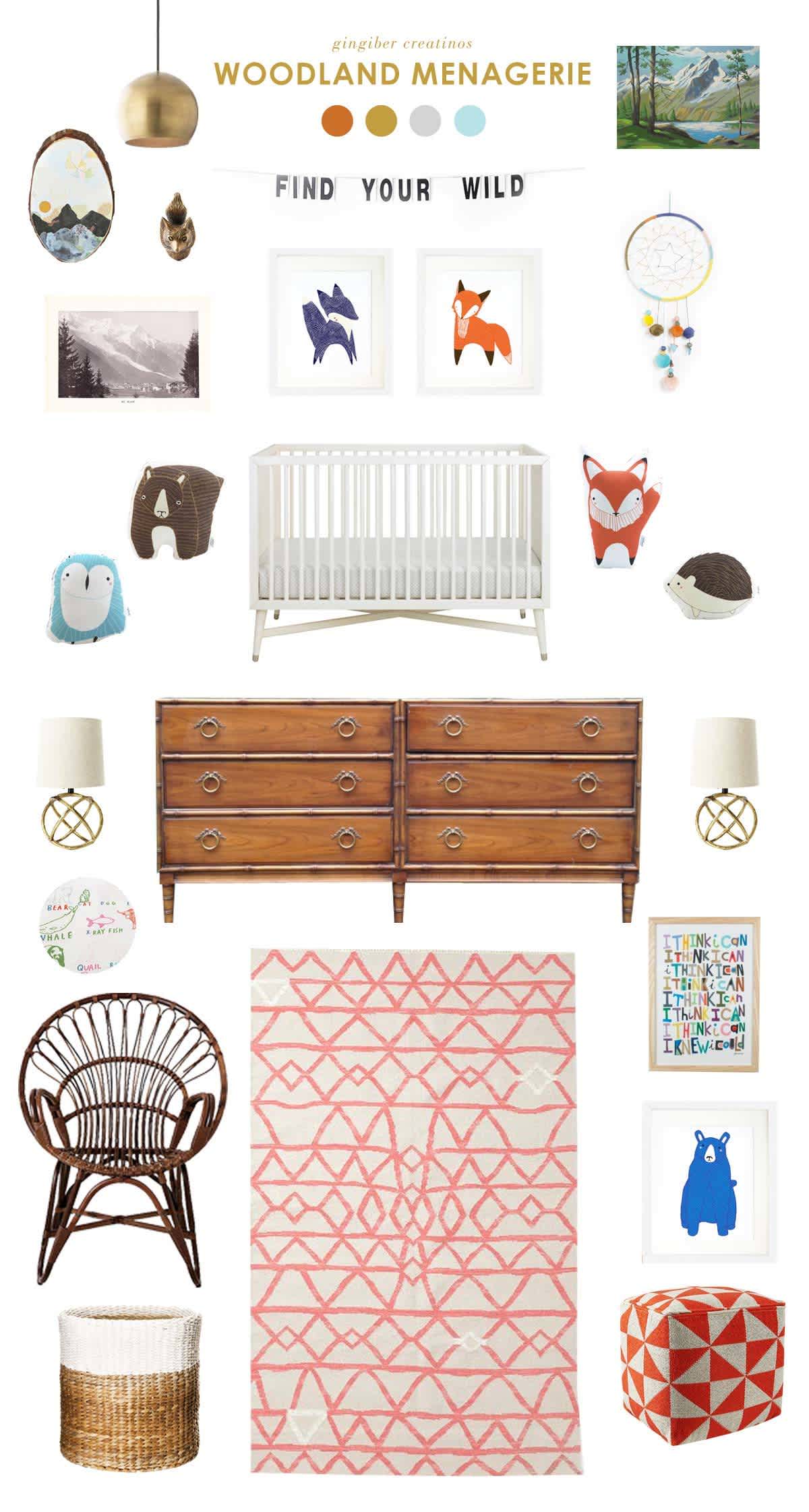 woodland baby nursery inspiration