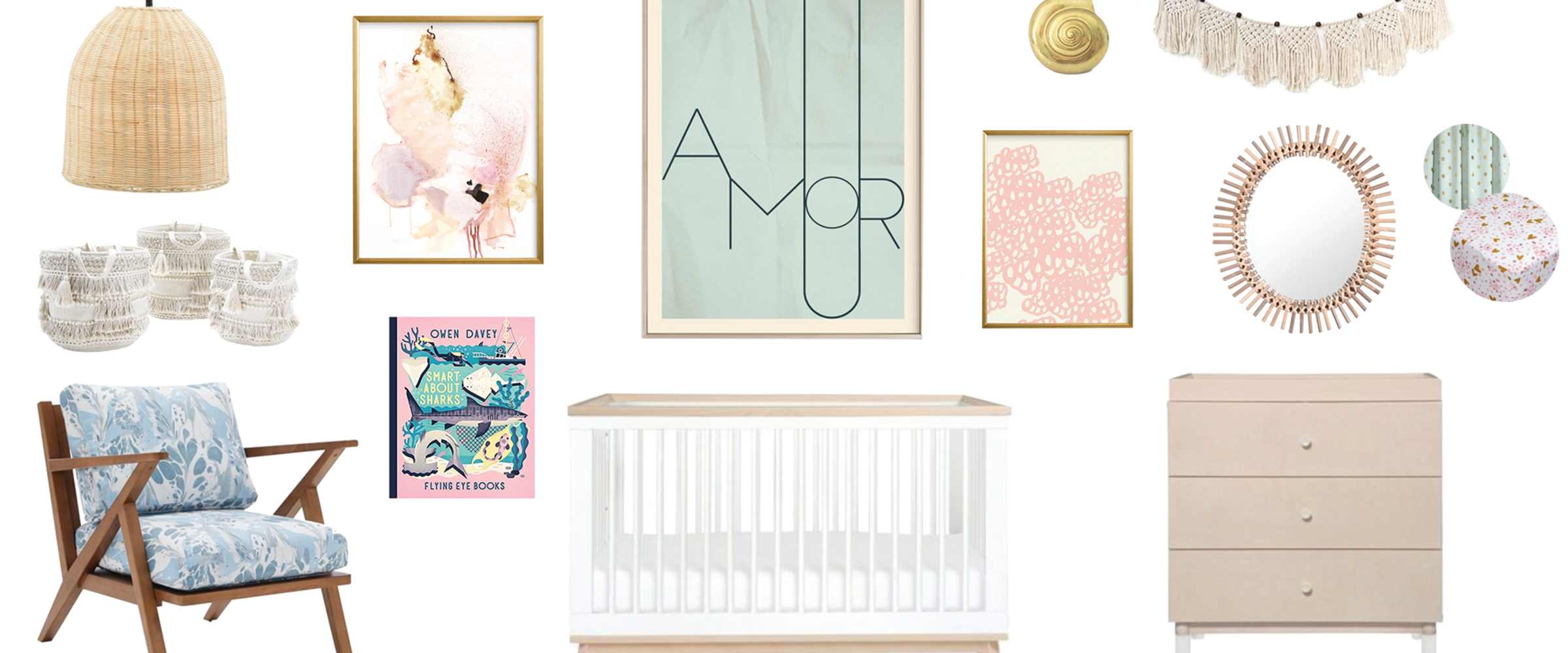 Beachy Boho Baby Room Ideas