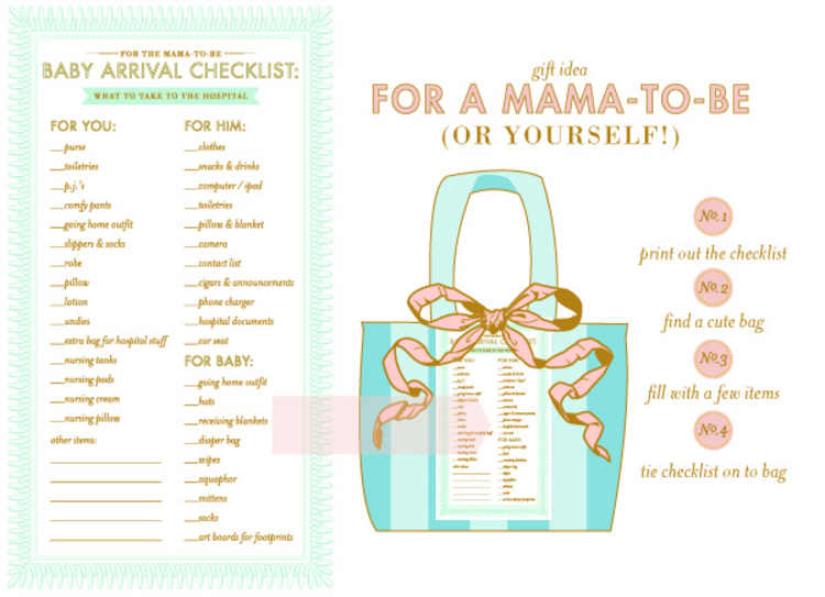 Baby Arrival Checklist - Lay Baby Lay