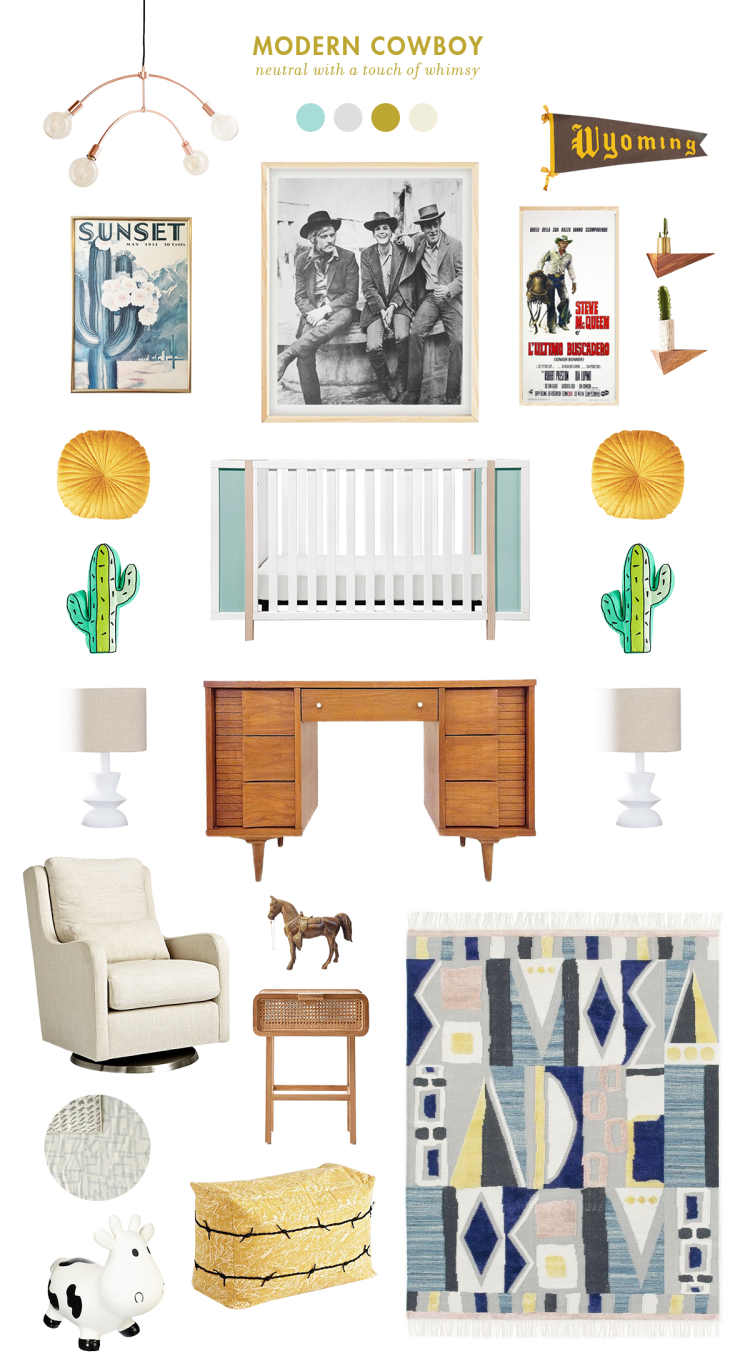 Modern Cowboy Baby Room Ideas Lay Baby Lay