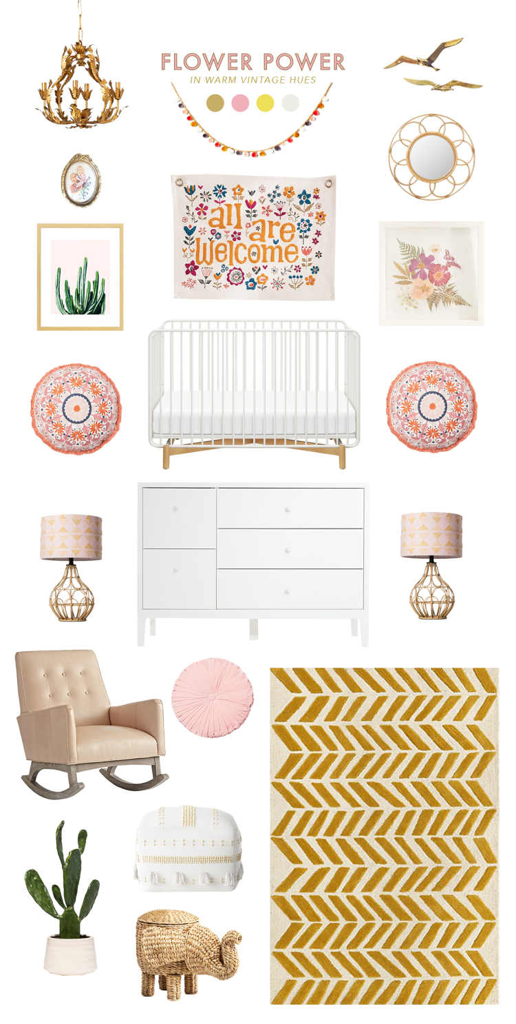 Vintage Floral Baby Room Ideas Lay Baby Lay