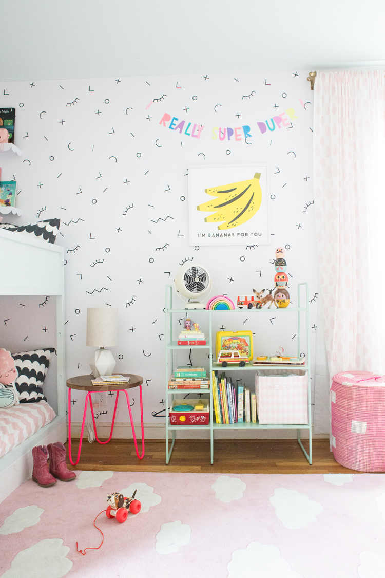 girls bedroom with bunk beds