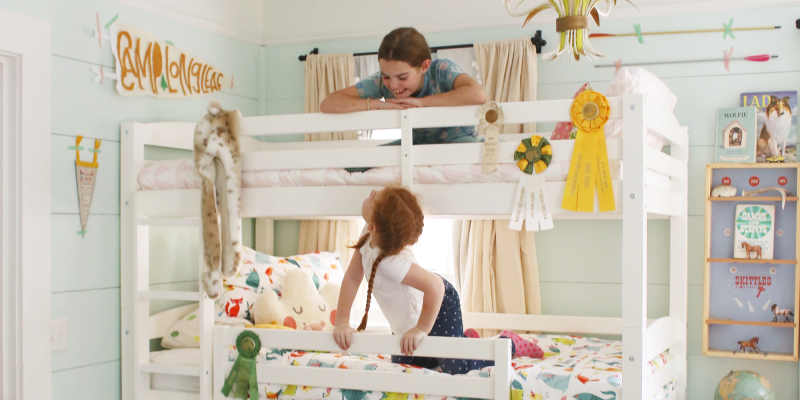 cute girl rooms with bunk beds