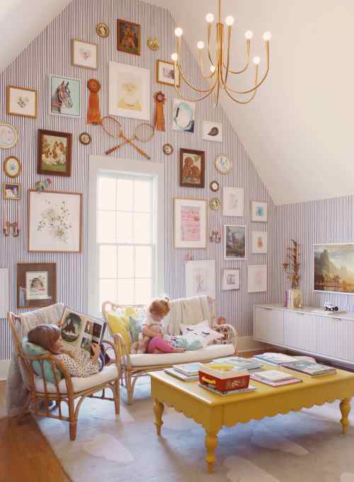 Colorful Shared Playroom Inspiration