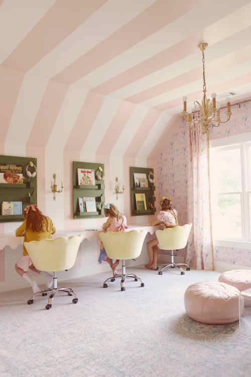 Creating a Floating Desk for a Kids' Study