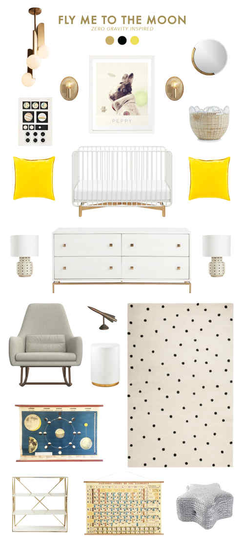 Space Inspired Baby Room